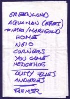 setlist