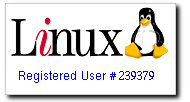 registered linux user 239379